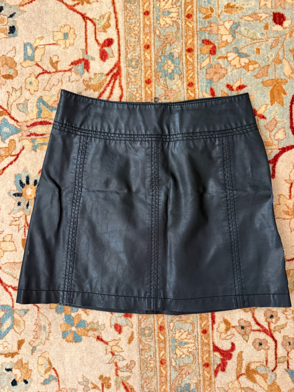 Free People Leather Skirt